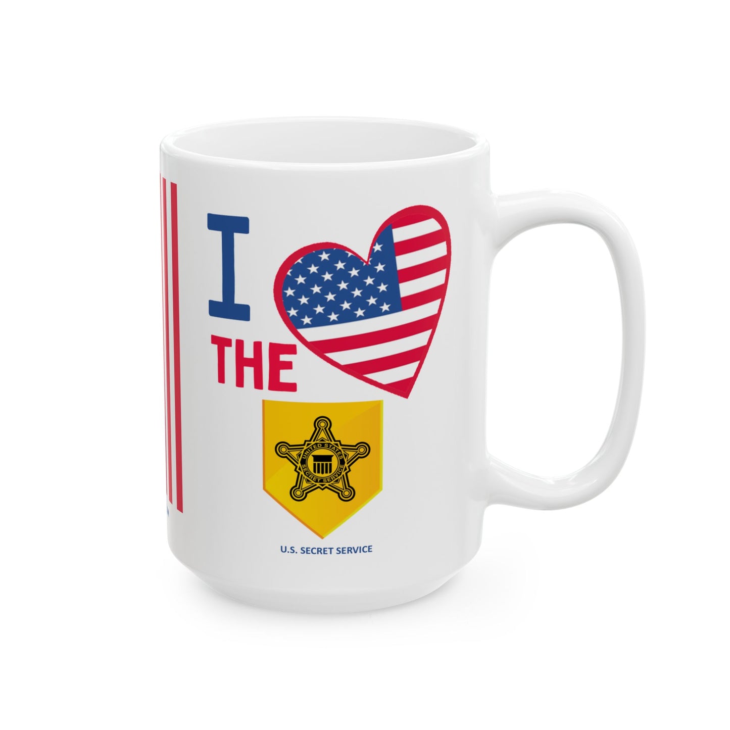 U.S. Secret Service - Major Agencies - I Love - Mug - 15 oz