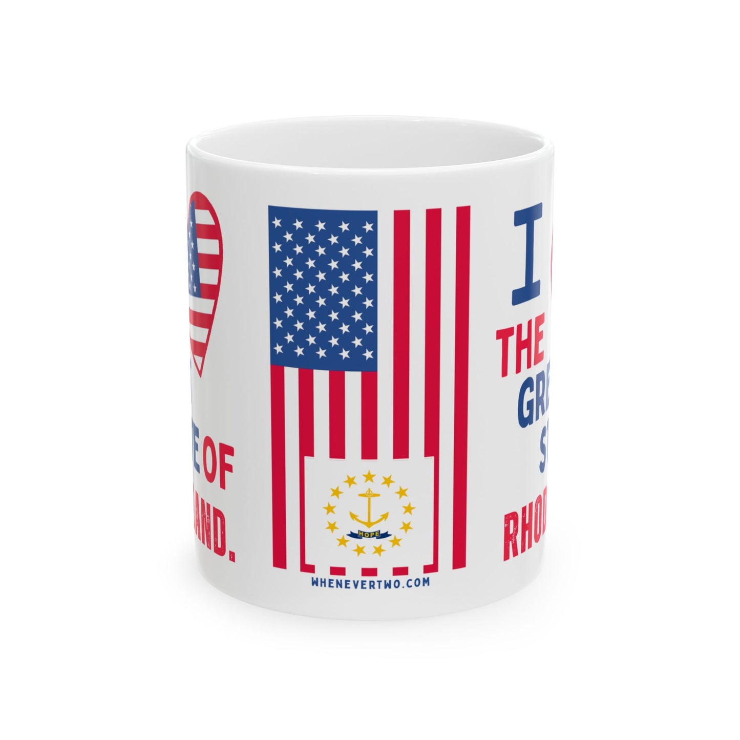 Rhode Island - I Love - Mug - 11 oz