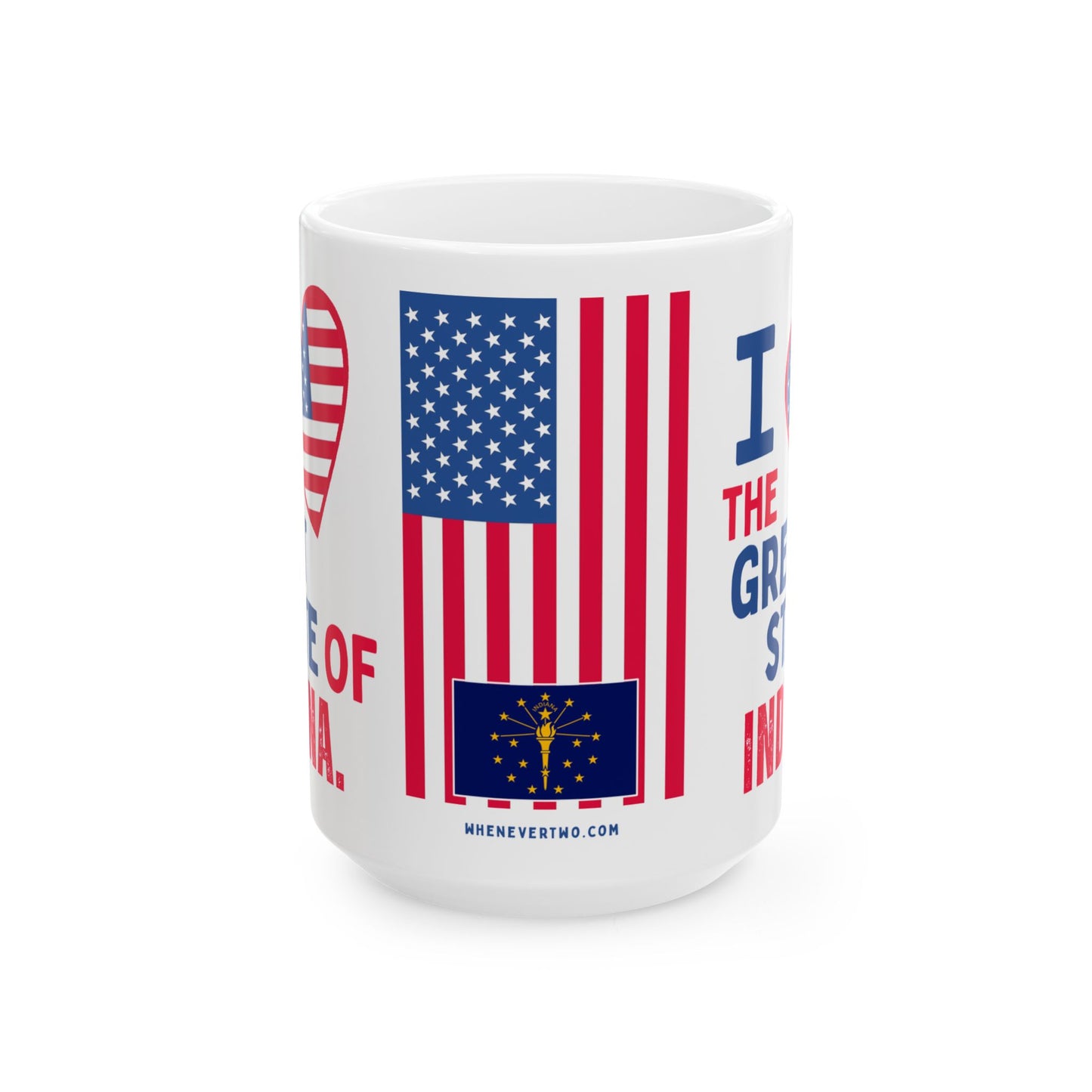 Indiana - I Love - Mug - 15 oz