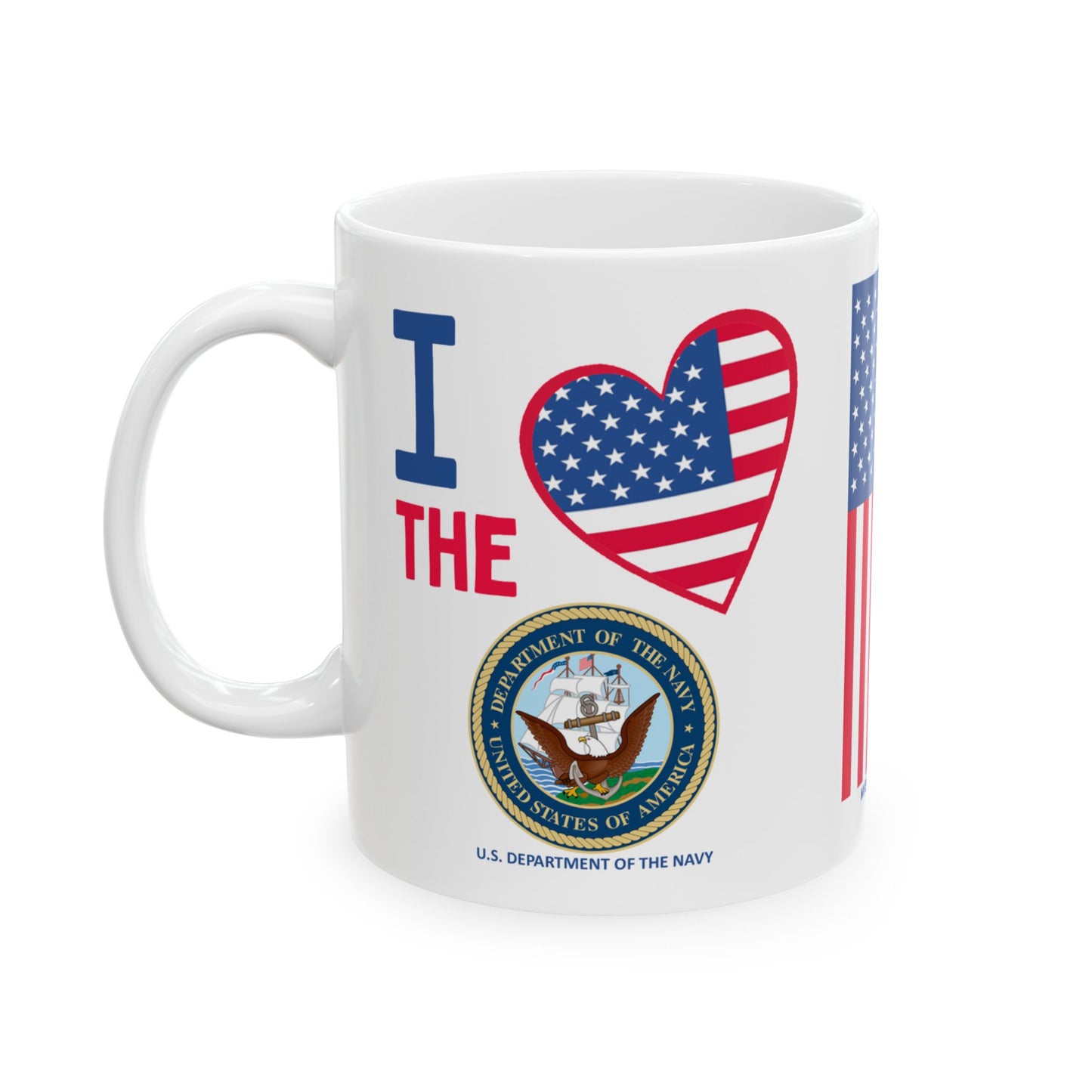 U.S. Department of the Navy - Major Agencies - I Love - Mug - 11 oz