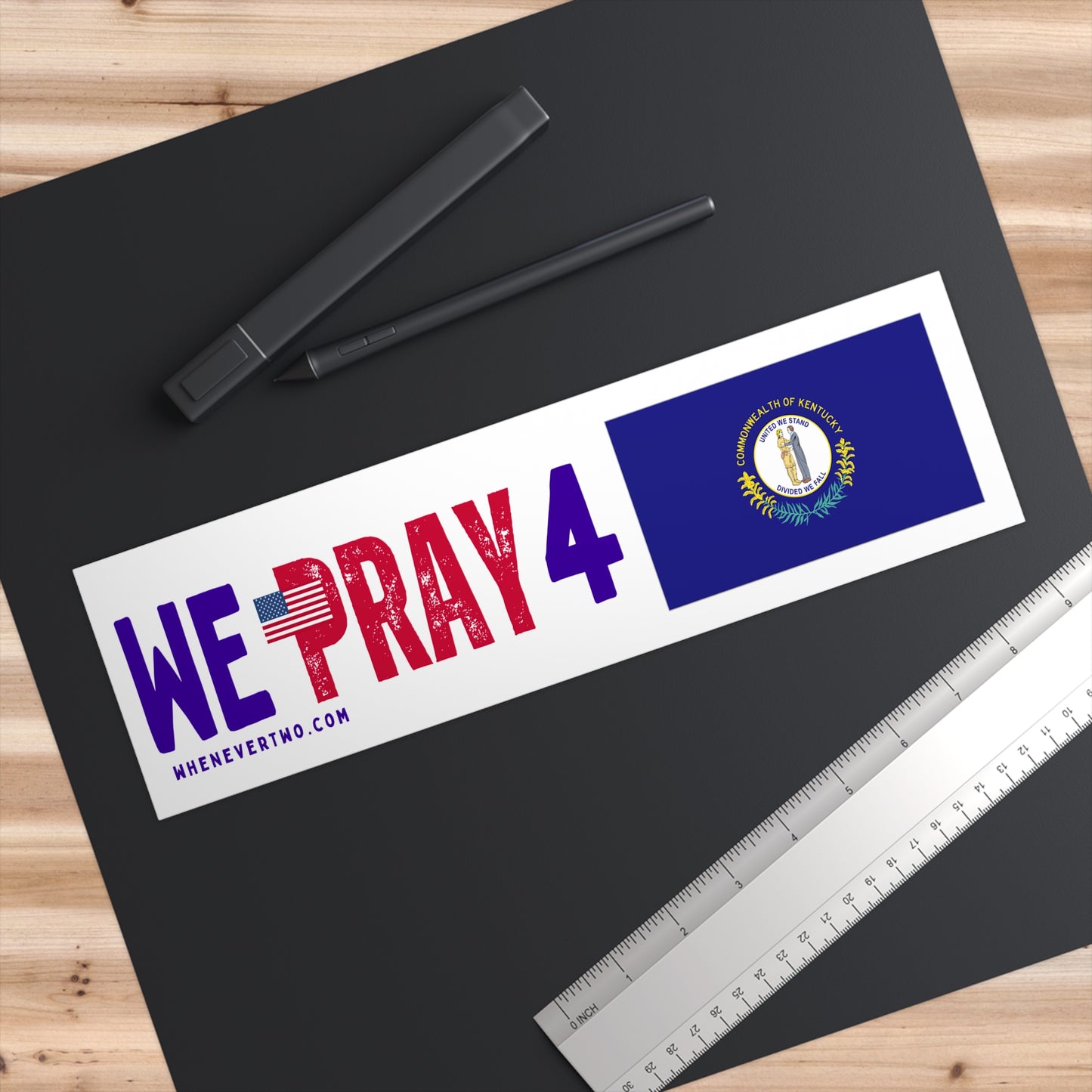 Kentucky - We Pray - Bumper Sticker - Regular