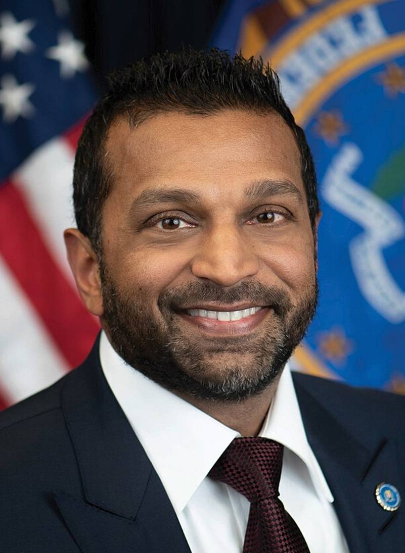 Exec: Kash Patel, FBI Director