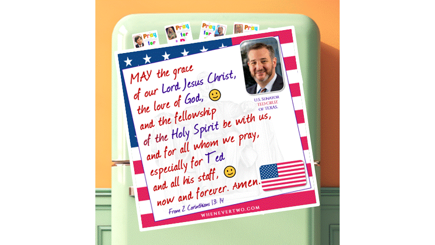 The Benediction Fridge Magnet Series (126 Government Leaders)