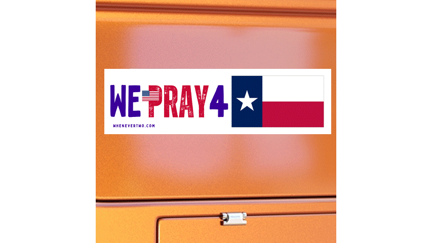 The Bumper Stickers Range: We Pray (50x2)