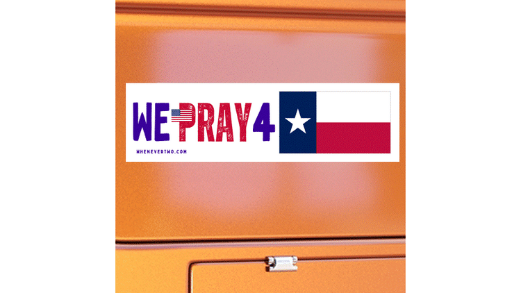 The Bumper Stickers Range: We Pray (50x2)