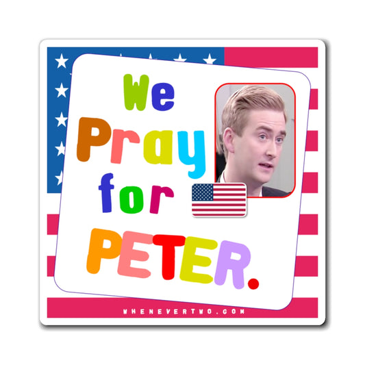 Peter Doocy - We The People - Noah's Rainbow Magnet - 3'' - [82]
