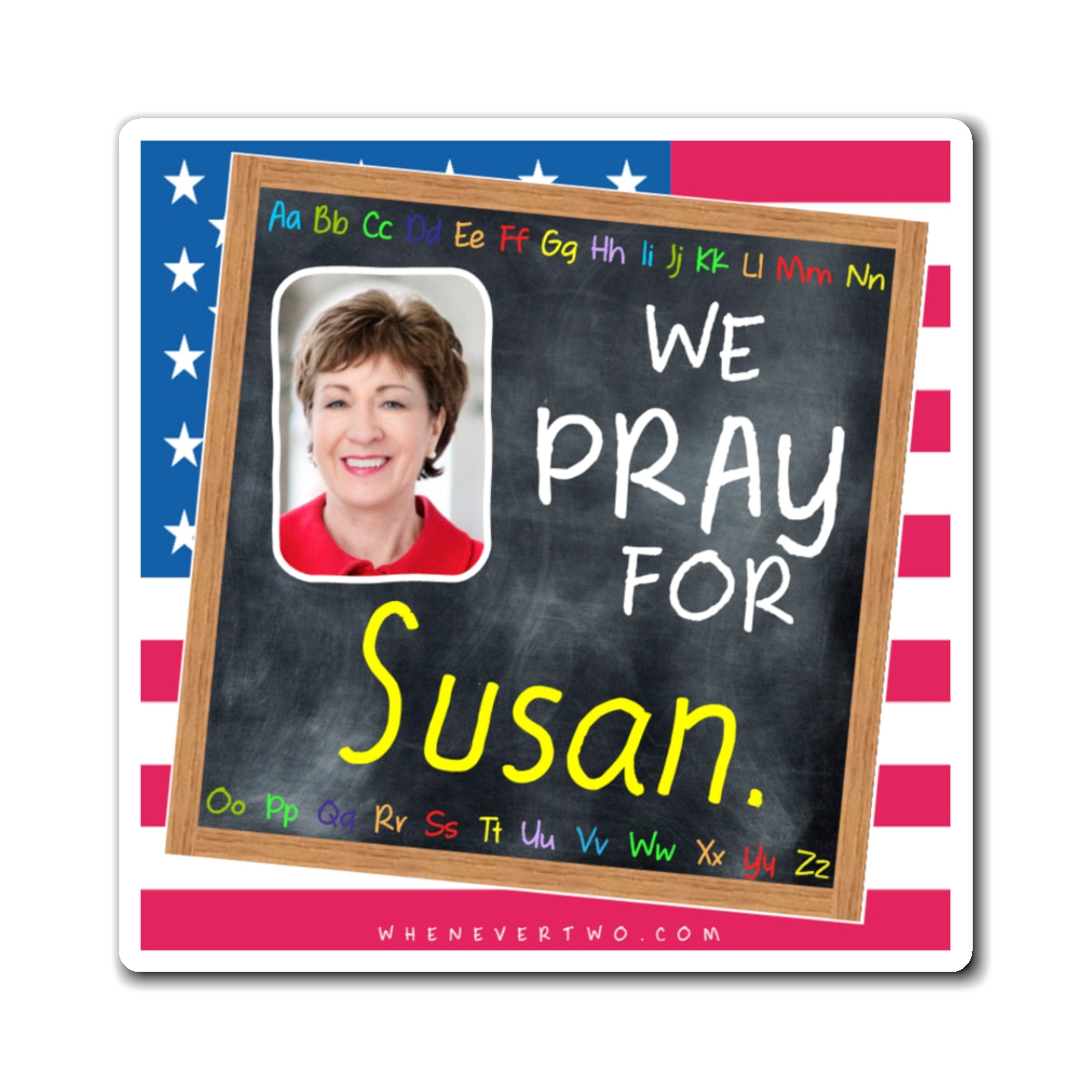 Susan Collins - Legislative Senator Maine - The Blackboard Magnet - 3'' - [220]