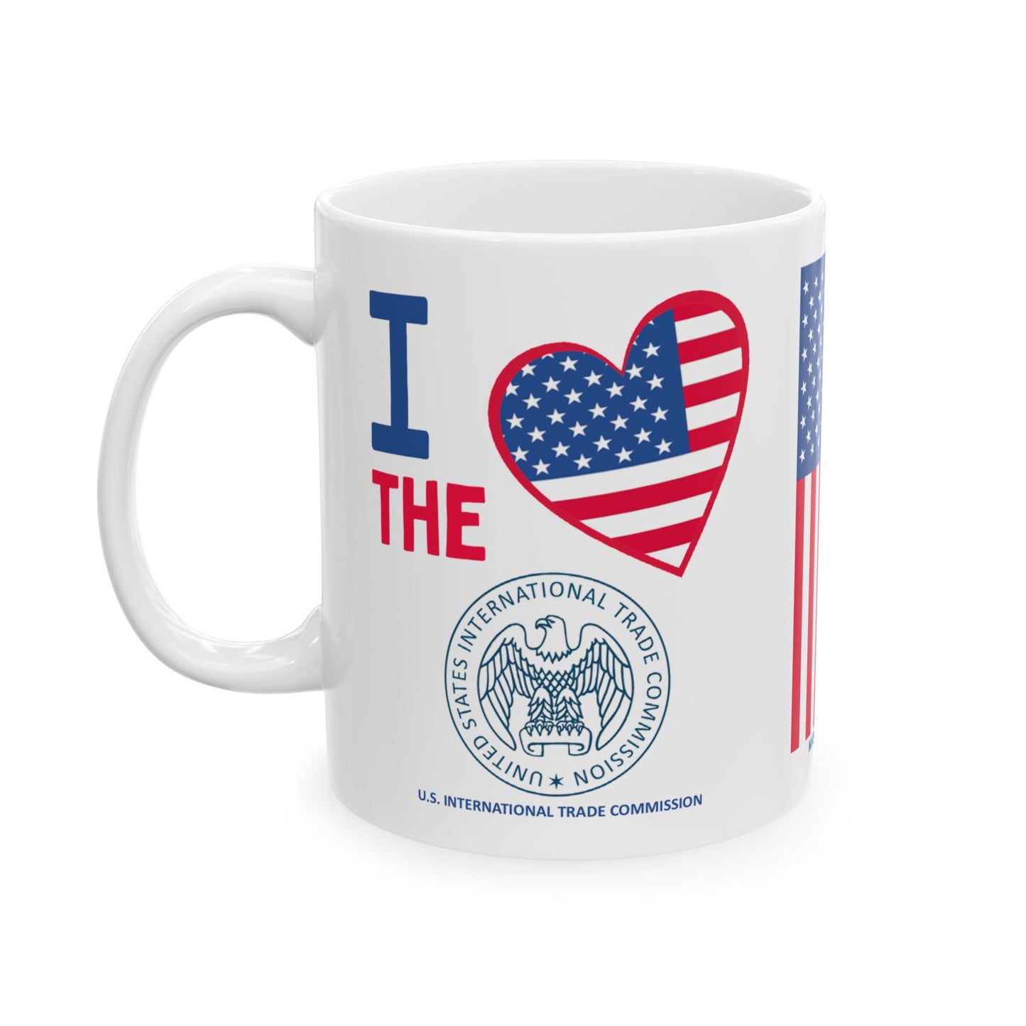 U.S. International Trade Commission - Major Agencies - I Love - Mug - 11 oz