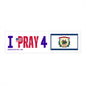 West Virginia - I Pray - Bumper Sticker - Regular