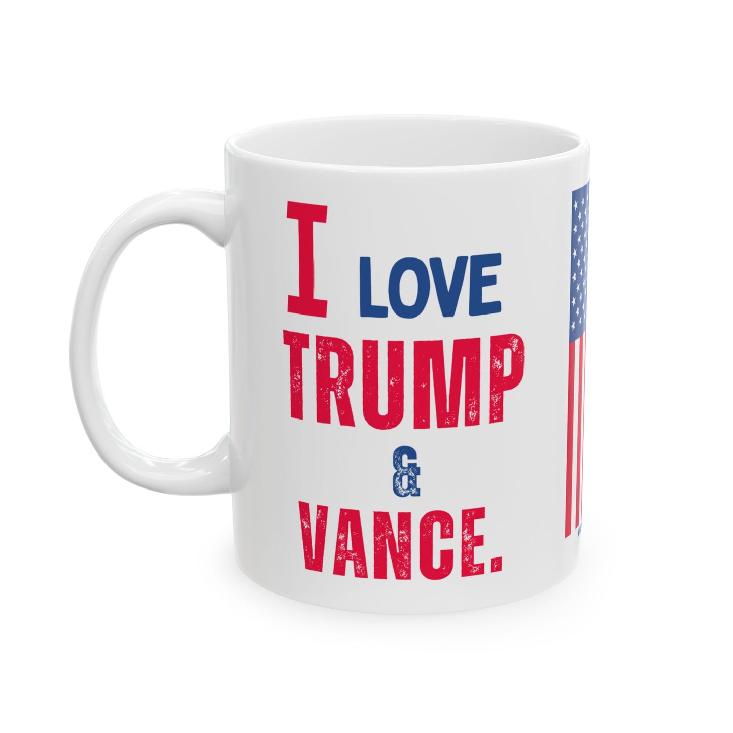 Donald John Trump. - JD Vance - I Love - Mug - 11oz - [209]