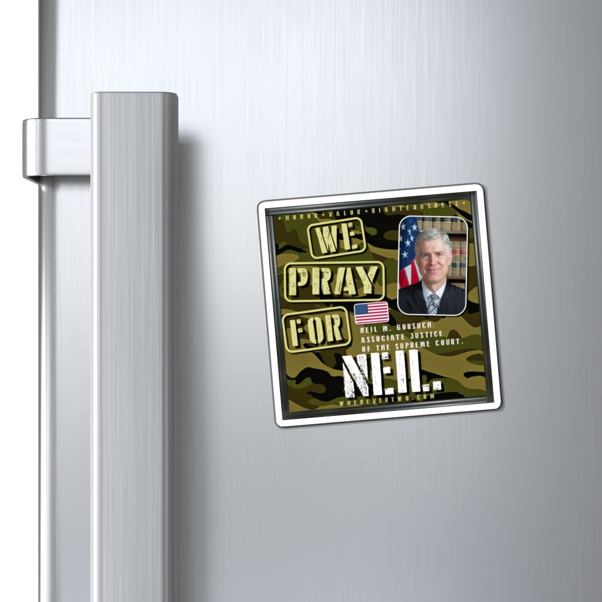 Neil M. Gorsuch - Judiciary Supreme Court Associate Justice - The Man Cave Magnet - 3'' - [139]