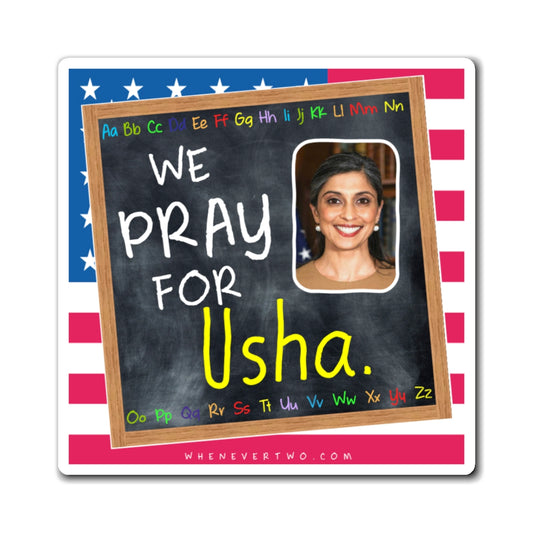 Usha Vance - Executive White House Second Lady - The Blackboard Magnet - 3'' - [211]