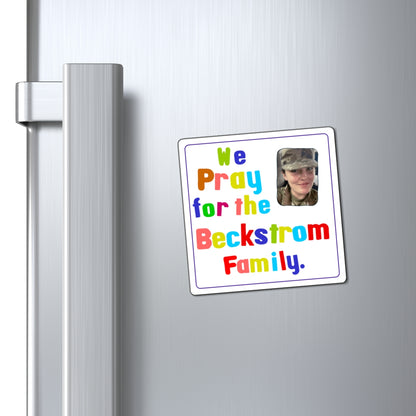 Sarah Beckstrom RIP - Families Of The Fallen - Noah's Rainbow Magnet - 3''