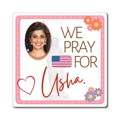 Usha Vance - Executive White House Second Lady - The Girl Cave Magnet - 3'' - [211]