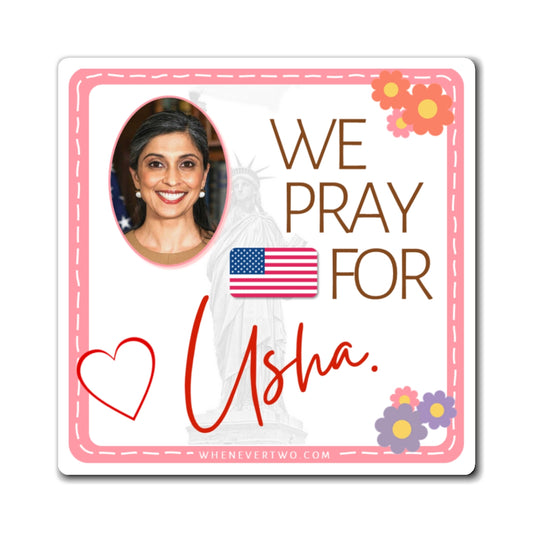 Usha Vance - Executive White House Second Lady - The Girl Cave Magnet - 3'' - [211]