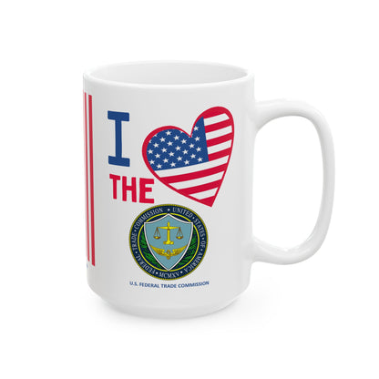 U.S. Federal Trade Commission - Major Agencies - I Love -  Mug - 15 oz