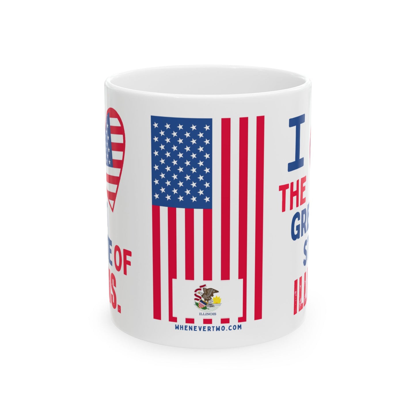Illinois - I Love -  Mug - 11 oz