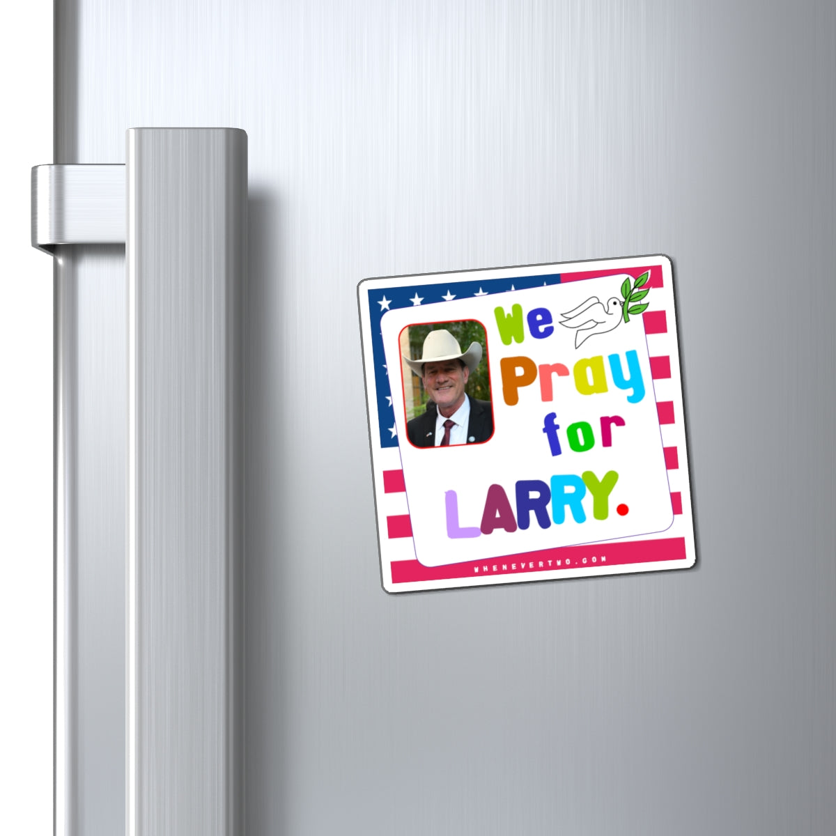 Larry Rhoden - State Executive Governor South Dakota - Noah's Rainbow Magnet - 3'' - [293]