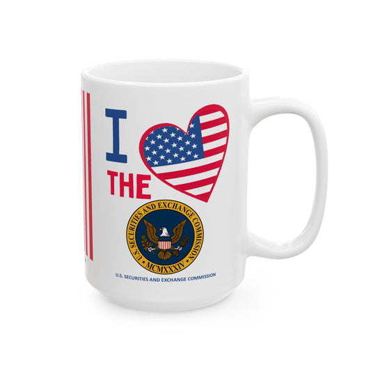 U.S. Securities and Exchange Commission - Major Agencies - I Love - Mug - 15 oz