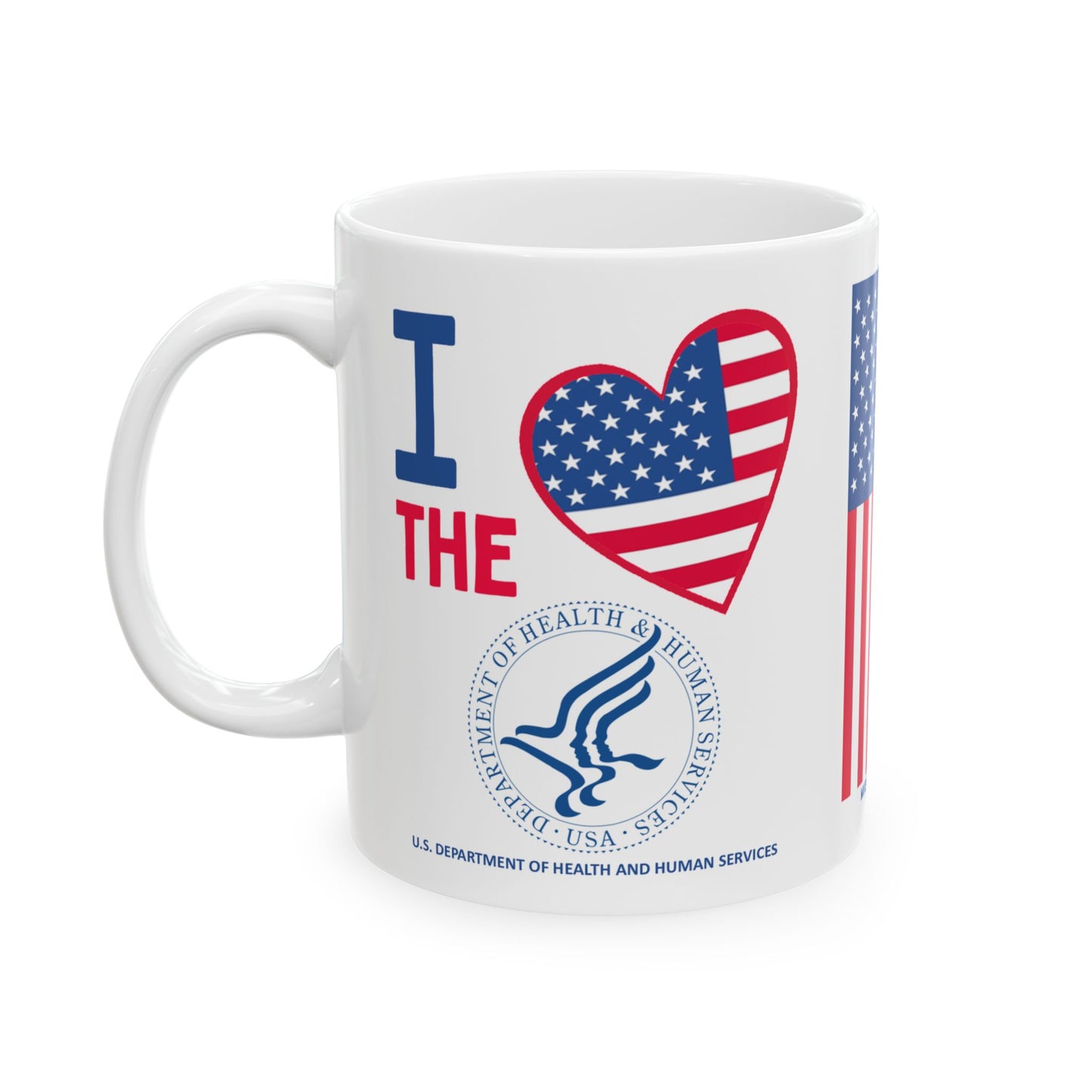 Health and Human Services - Cabinet - I Love -  Mug - 11 oz