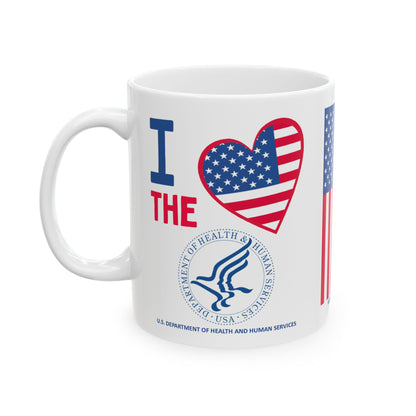 Health and Human Services - Cabinet - I Love -  Mug - 11 oz