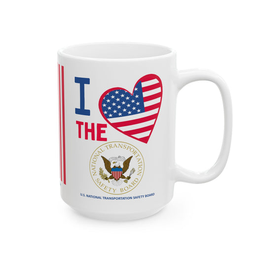 U.S. National Transportation Safety Board - Major Agencies - I Love -  Mug - 15 oz