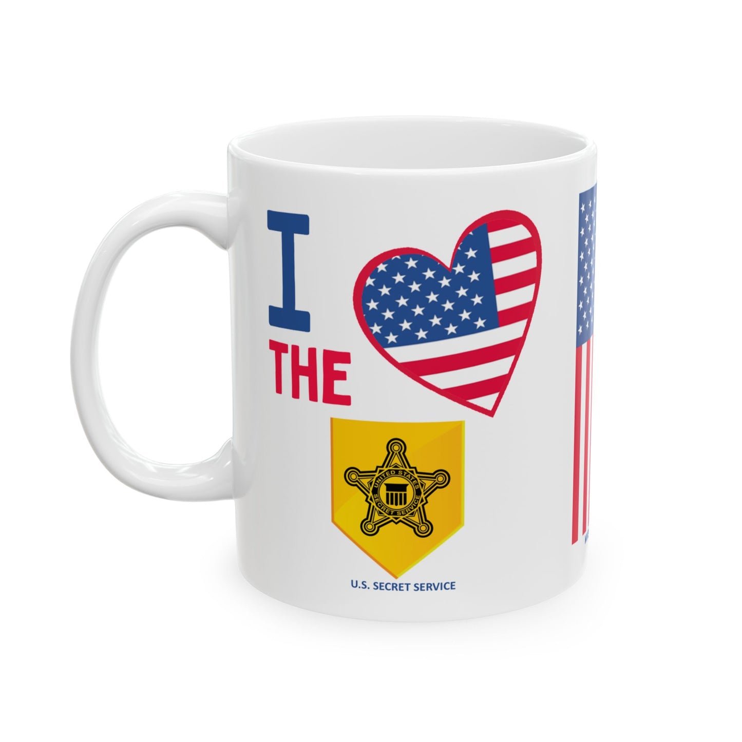 U.S. Secret Service - Major Agencies - I Love - Mug - 11 oz
