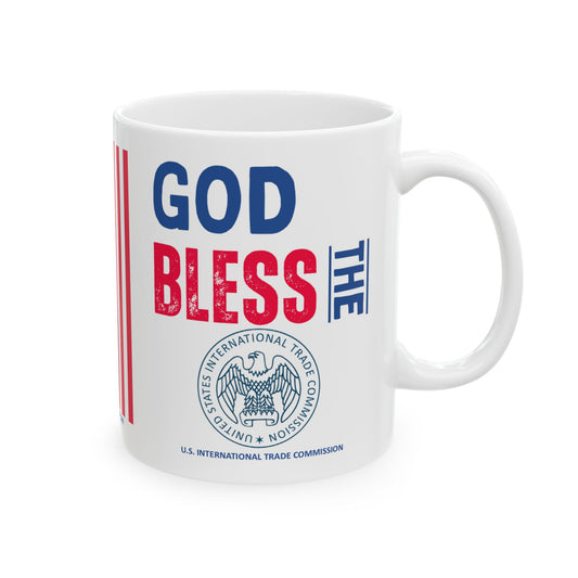 U.S. International Trade Commission - Major Agencies - God Bless - Mug - 11 oz