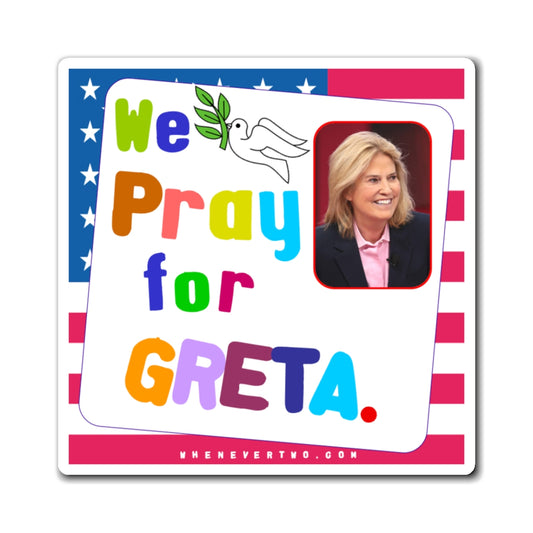 Greta Van Susteren - We The People - Noah's Rainbow Magnet - 3'' - [41]