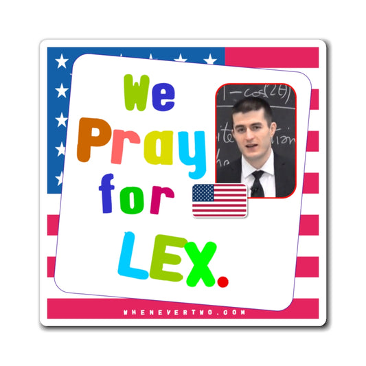 Lex Fridman - We The People - Noah's Rainbow Magnet - 3'' - [144]