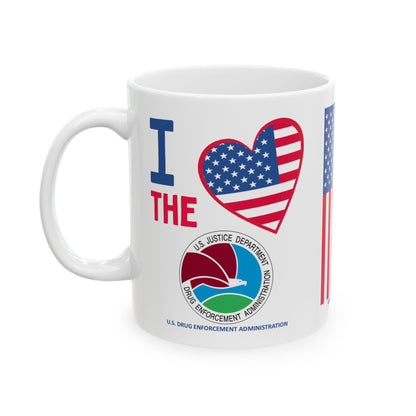 U.S. Drug Enforcement Administration - Major Agencies - I Love - Mug - 11 oz