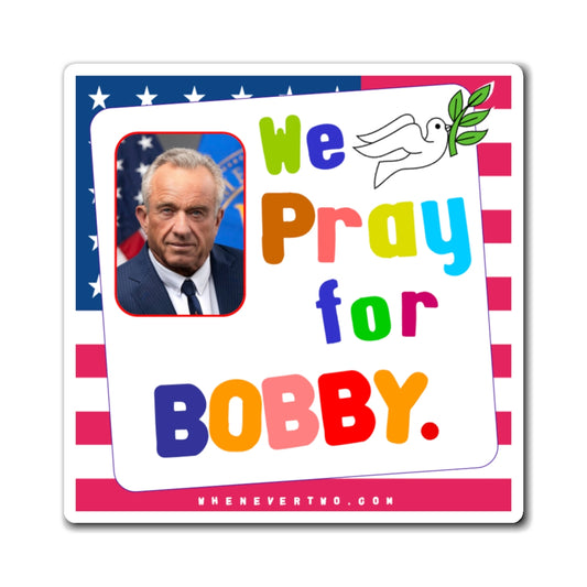 Robert F. Kennedy - Executive Cabinet Secretary of Health and Human Services - Noah's Rainbow Magnet - 3''