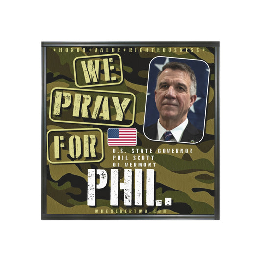Phil Scott - State Executive Governor Vermont - The Man Cave Magnet - 3'' - [297]