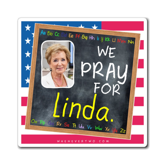 Linda McMahon - Executive Cabinet Secretary of Education - The Blackboard Magnet - 3'' - [126]