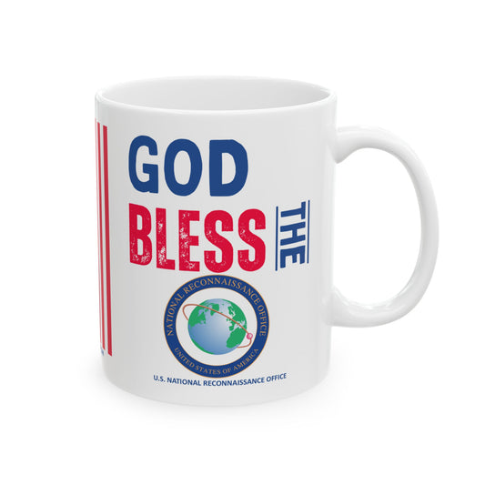 U.S. National Reconnaissance Office - Major Agencies - God Bless - Mug - 11 oz
