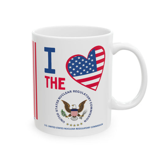 U.S. United States Nuclear Regulatory Commission - Major Agencies - I Love -  Mug - 11 oz