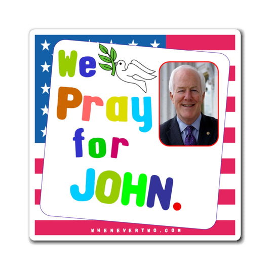 John Cornyn - Legislative Senator Texas - Noah's Rainbow Magnet - 3'' - [221]