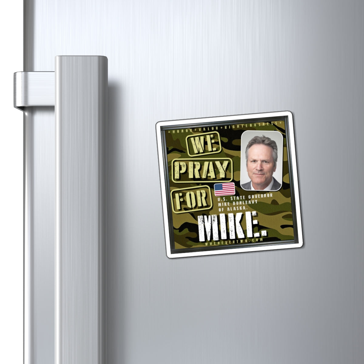 Mike Dunleavy - State Executive Governor Alaska - The Man Cave Magnet - 3'' - [275]