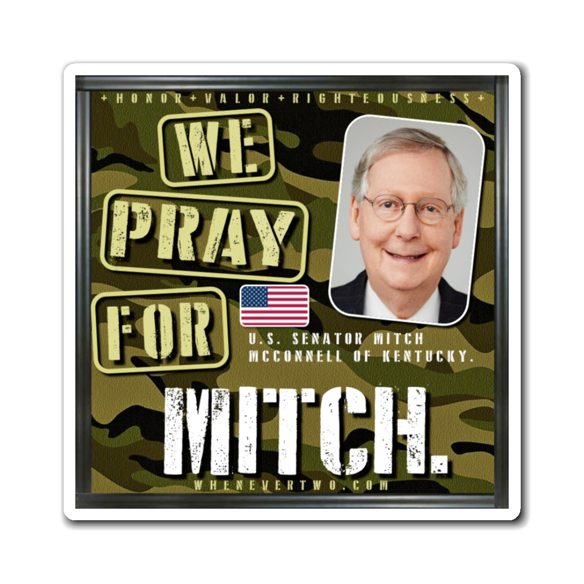 Mitch McConnell - Legislative Senator Kentucky - The Man Cave Magnet - 3'' - [244]