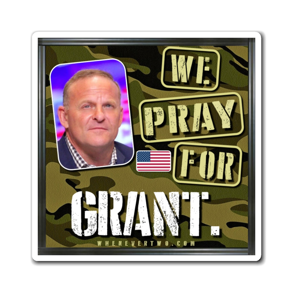 Grant Stinchfield - We The People - The Man Cave Magnet - 3'' - [321]