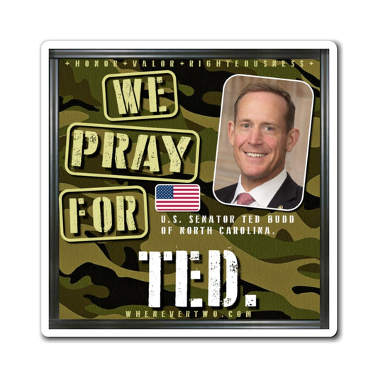 Ted Budd - Legislative Senator North Carolina - The Man Cave Magnet - 3'' - [217]