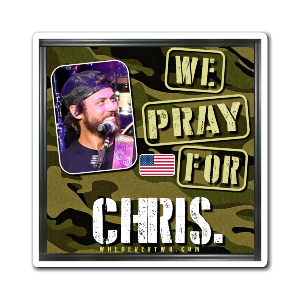 Chris Janson - We The People - The Man Cave Magnet - 3'' - [20]