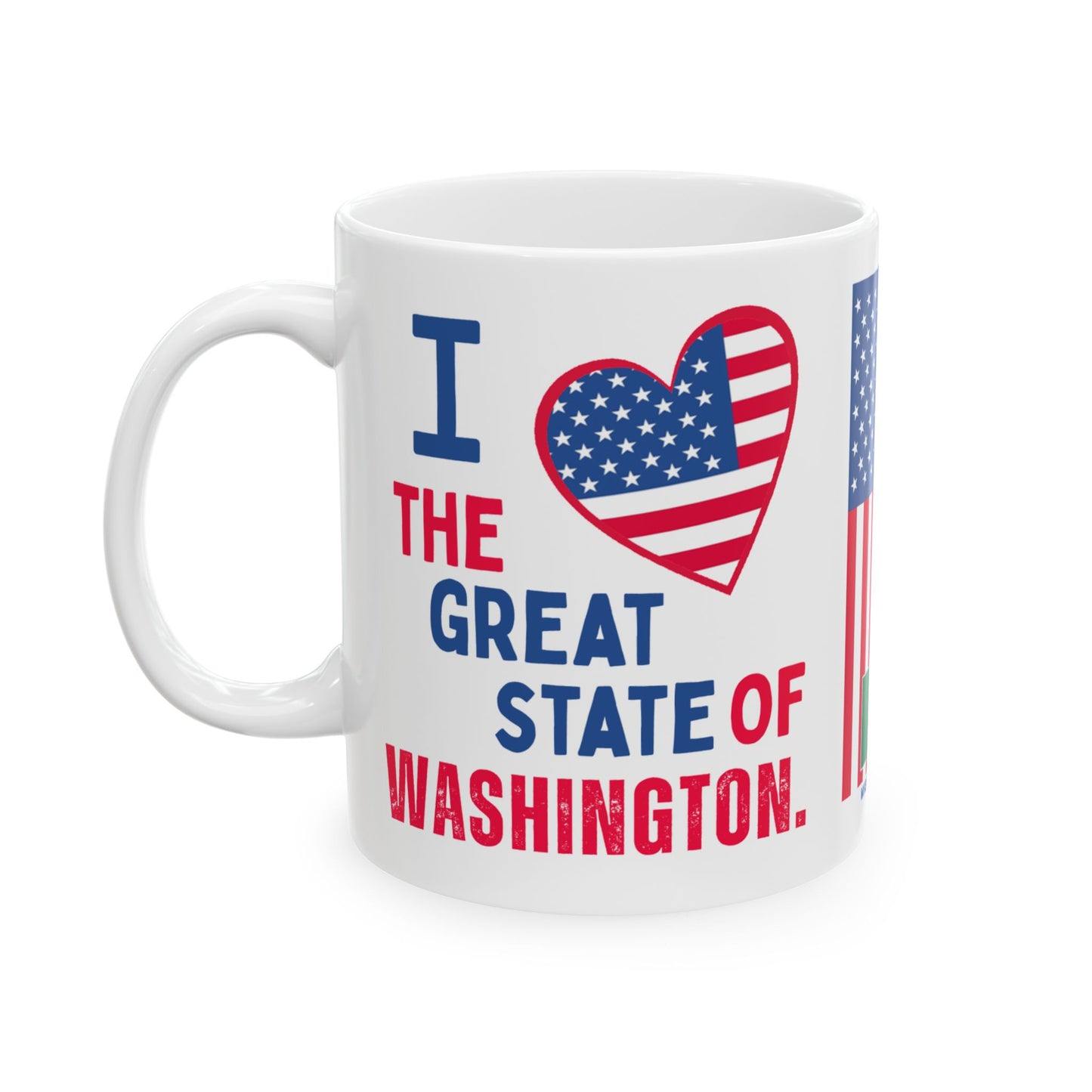 Washington - I Love -  Mug - 11 oz