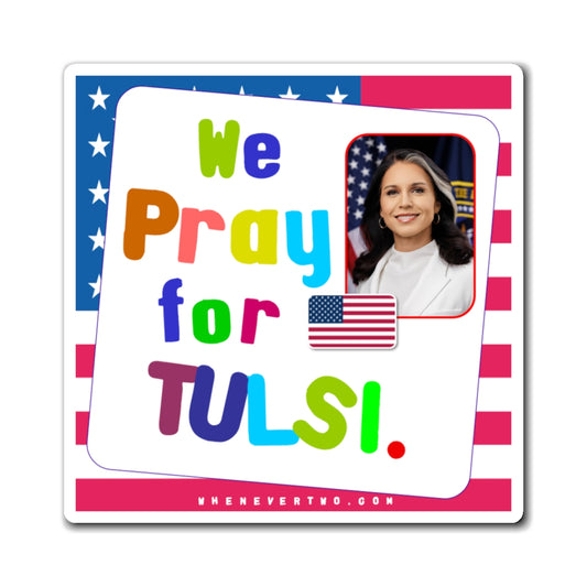 Tulsi Gabbard - Executive Cabinet Director of National Intelligence - Noah's Rainbow Magnet - 3'' - [131]