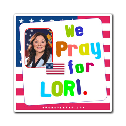 Lori Chavez-DeRemer - Executive Cabinet Secretary of Labor - Noah's Rainbow Magnet - 3'' - [122]