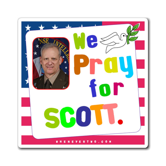 General Scott D. Berrier - Executive Cabinet DIA Director - Noah's Rainbow Magnet - 3'' - [112]