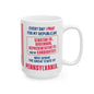 Pennsylvania - SGRC - Informal - Mug - 15 oz