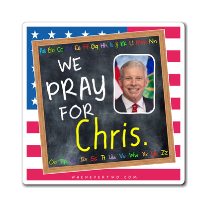 Chris Wright - Executive Cabinet Secretary of Energy - The Blackboard Magnet - 3'' - [125]