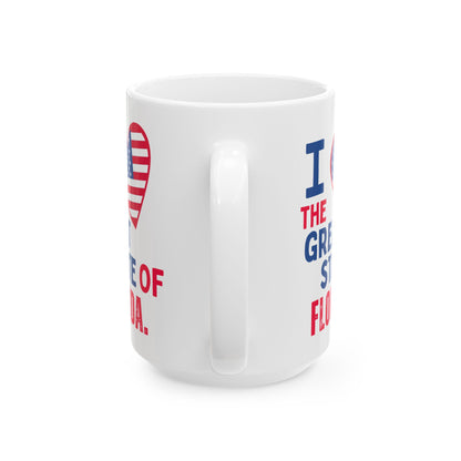 Florida - I Love -  Mug - 15 oz