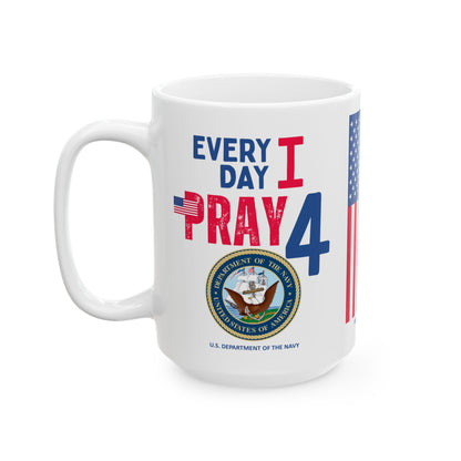 U.S. Department of the Navy - Major Agencies - I Pray - Mug - 15 oz